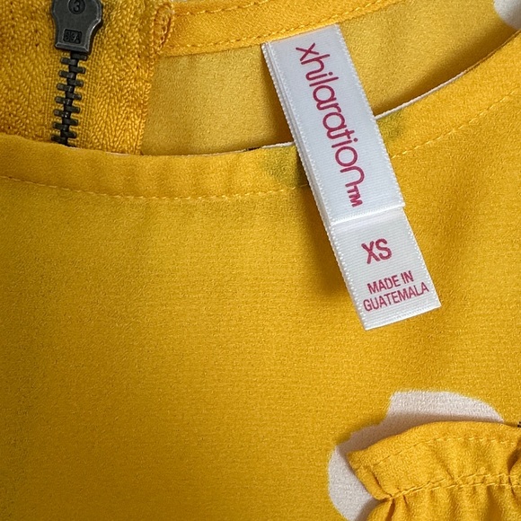 Floral Ruffle Sleeve Yellow Top Spring Collection - Picture 3 of 6